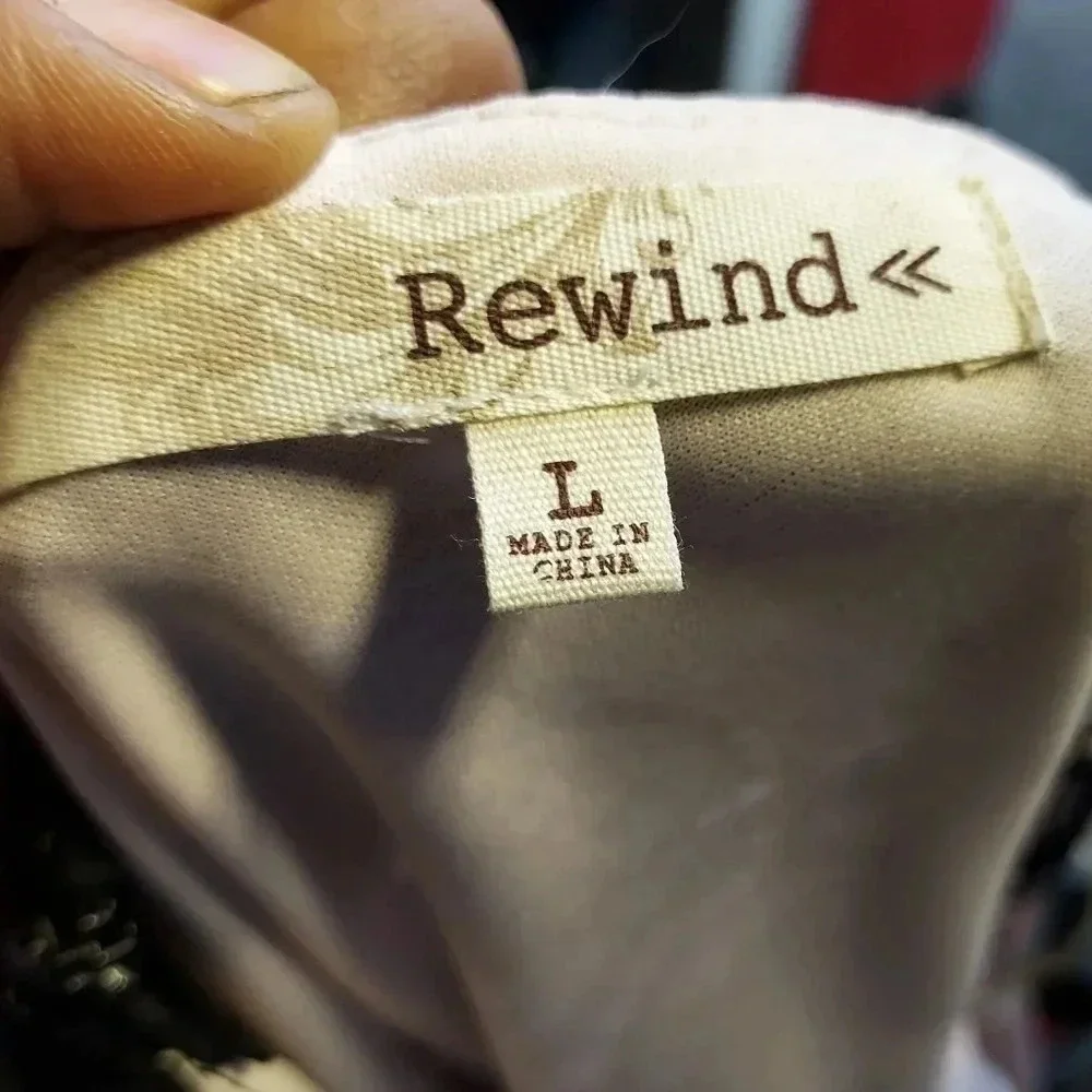 NWT Rewind Lace Dress Pink & Black Large - Picture 10 of 12